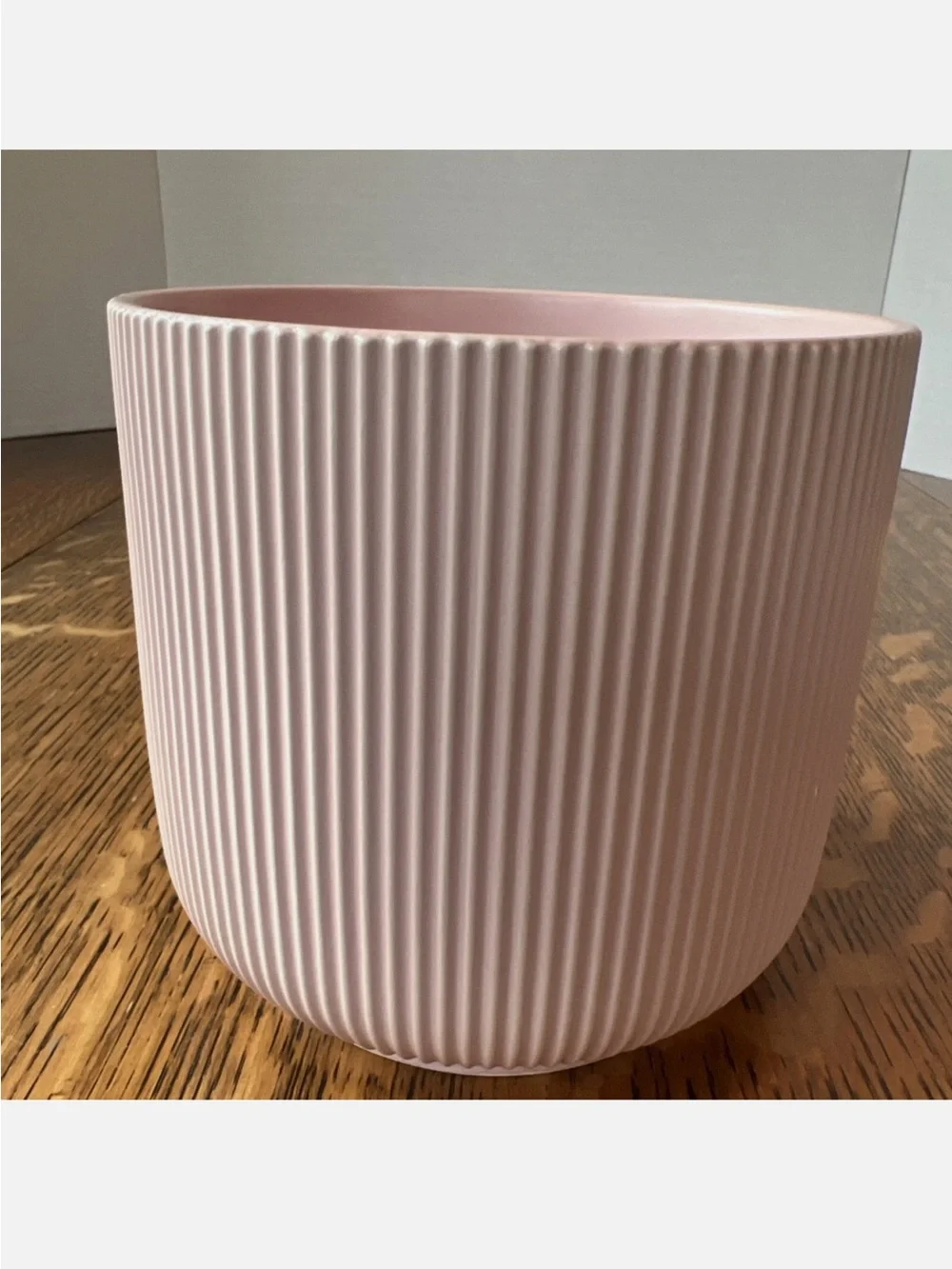 IKEA SET OF 2 1 Gradvis Plant Pot Stonewear. Blush Pink